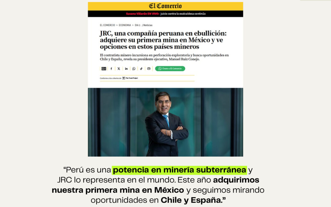 El Comercio destaca a JRC
